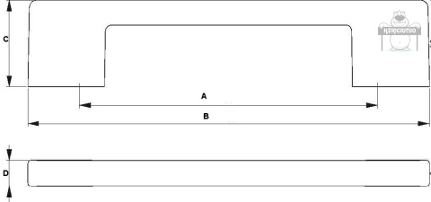 NOMET UCHWYT MEBLOWY C-765 160 - KOLOR INOX
