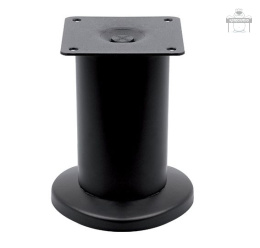 ST nóżka meblowa S13 350kg H=150 czarny mat