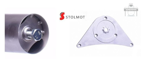 Noga do stołu fi60 L-710 aluminium 1szt