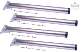Noga do stołu fi60 L-710 satyna 1op 4szt