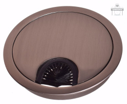 Przepust kabla fi80 metalowy kolor inox