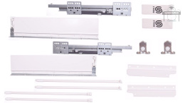 STRONG BOX szuflada z hamulcem wysoka L-300 biała