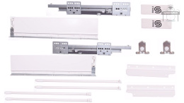 STRONG BOX szuflada z hamulcem wysoka L-550 biała