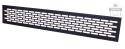 Kratka wentylacyjna aluminiowa 80x480 - czarny mat