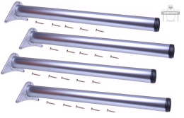 Noga do stołu fi60 L-820 aluminium 1op 4szt