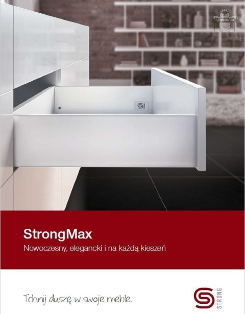 STRONG strongmax reling poprzeczny 800mm biały STRONG strongmax reling poprzeczny 800mm biały