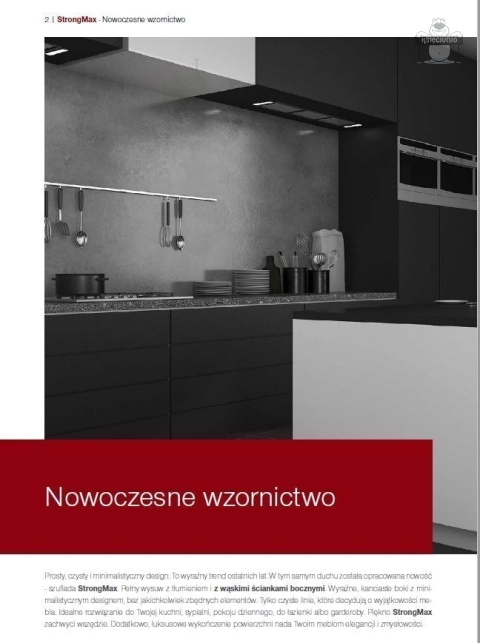 STRONG strongmax mocowanie frontu wysokie antracyt