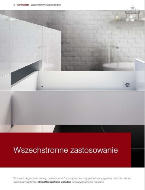 STRONG strongmax mocowanie frontu wysokie antracyt